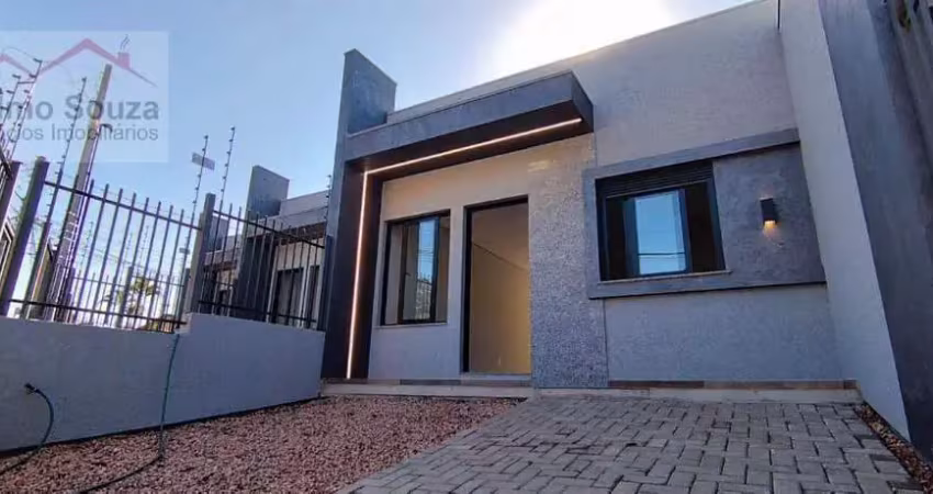 Casa com 2 dormitórios à venda, 50 m² por r$ 350.000,00 - santo inácio - esteio/rs