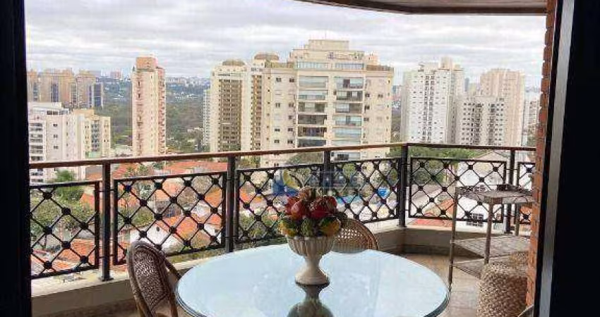Apartamento à Venda no Condomínio Villa Inglesa I de 310m² da Área Útil, 4 Suítes, 5 Vagas e Lazer Completo no Alto de Pinheiros ao Lado do Parque