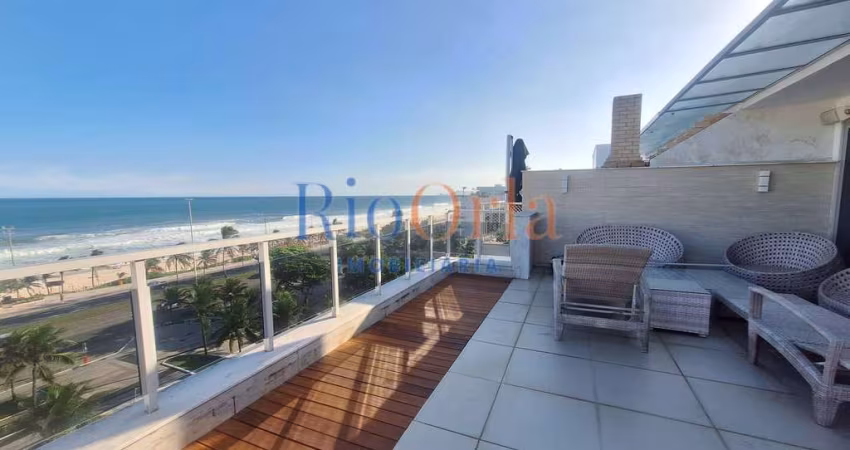 Beton, Cobertura Frontal Mar, 295m², 3 qtos(ste) + deps, 98396-9106 !