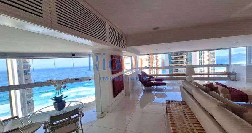 Atlântico Sul, frontal, apt 4 quartos com infraestrutura na Orla da praia.