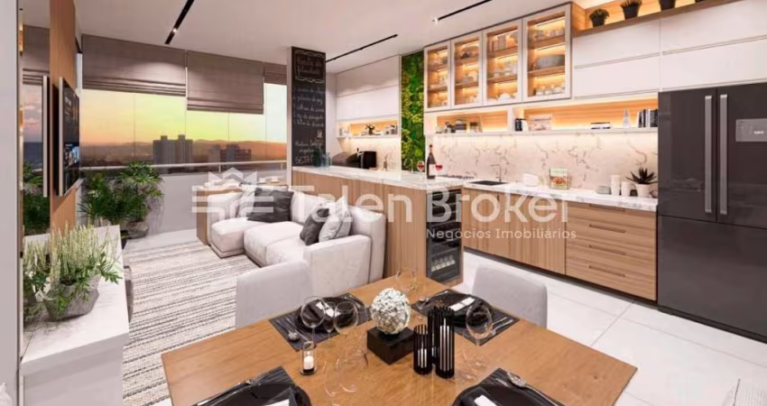 Vinci 380 - Apartamentos de 2 dormitórios com varanda gourmet no Parque Industrial