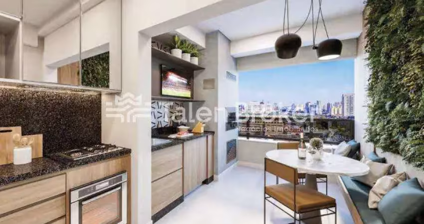 Seu apto. 2 dorms. c  varanda gourmet no bairro mais completo da cidade