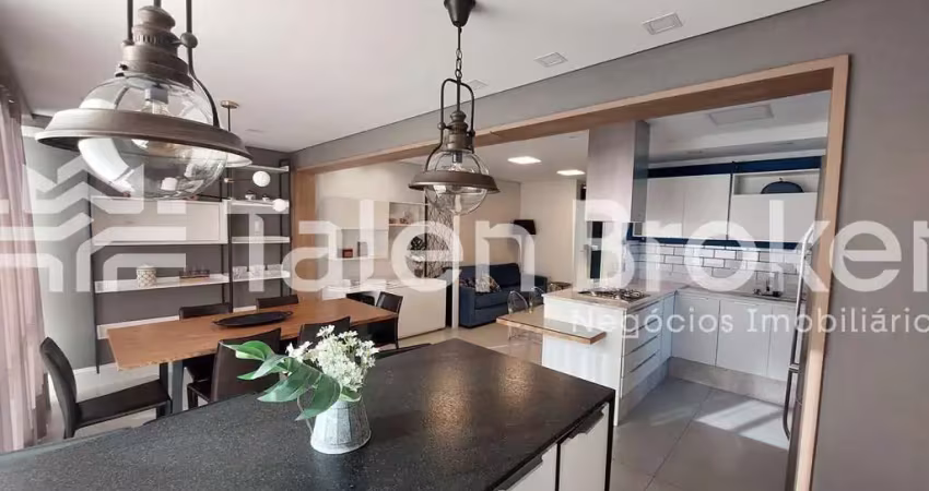 Apartamento mobiliado de alto padrão com varanda gourmet na vila adyana, sao jose dos campos - sp