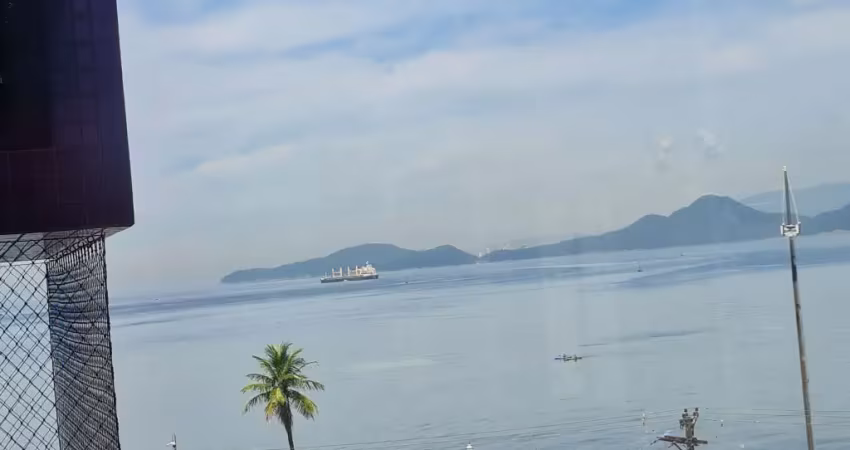 Apartamento com 3 quartos com vista mar na ponta da praia -  santos/sp.