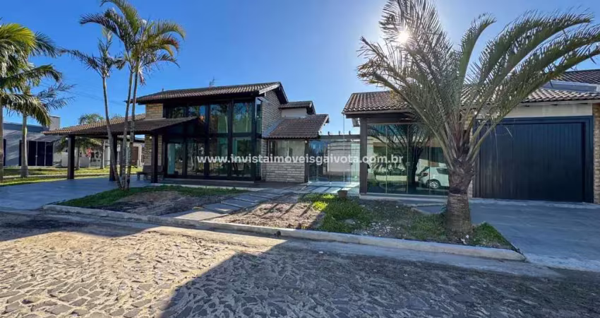 Casa com 3 dormitórios à venda, 196 m² por r$ 970.000,00 - lagoa cortada - balneário gaivota/sc