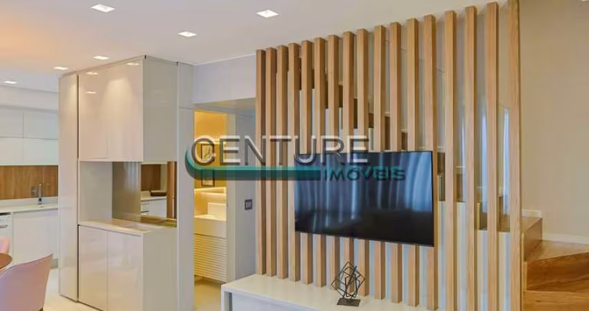 Apartamento duplex - de 2 suítes- totalmente mobiliado e vista panorâmica