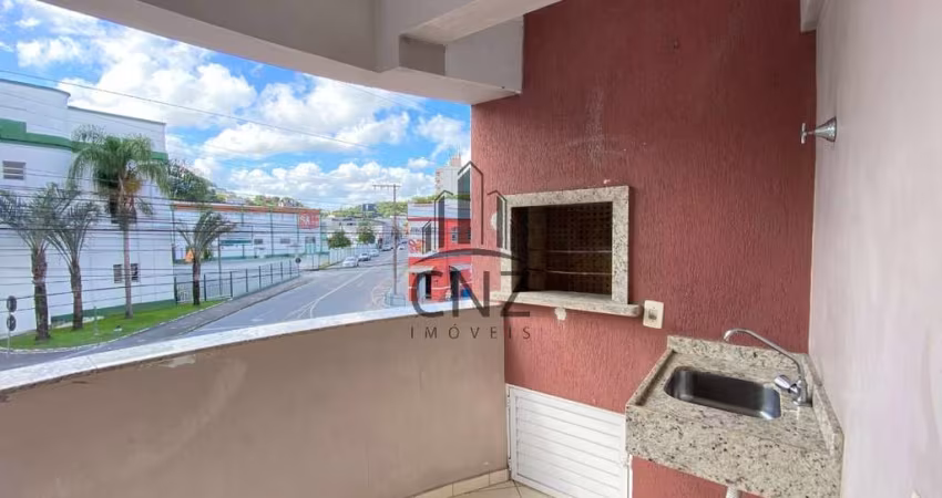 Apartamento para locação no Centro II em Brusque-SC: 2 quartos, 2 salas, 1 banheiro, 1 vaga de garagem, 75m² de área.