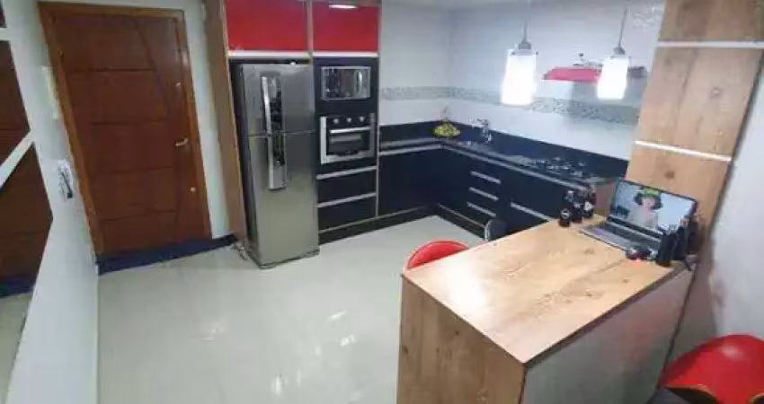 Cobertura com 2 dormitórios à venda, 134 m²  - vila falchi - mauá/sp