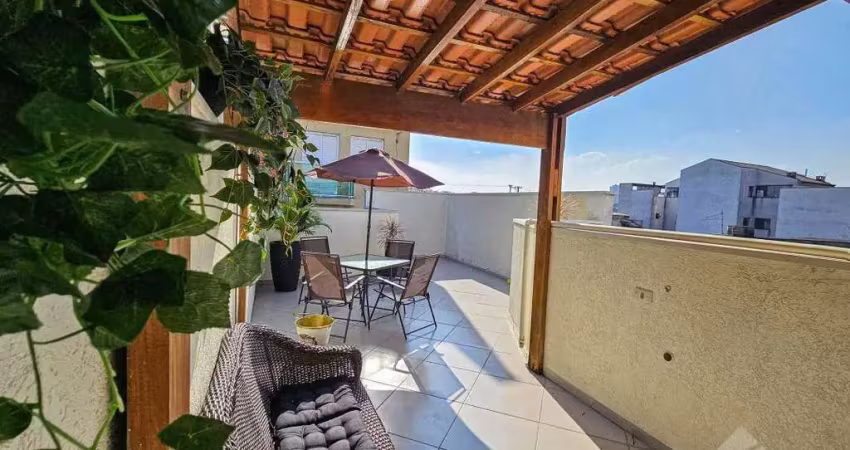 Cobertura com 2 dormitórios à venda, 73 m² por r$ 330.000,00 - vila junqueira - santo andré/sp