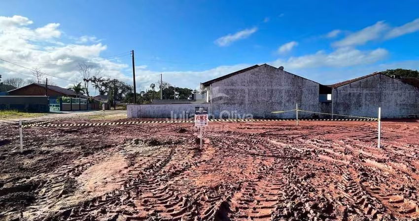 Terreno aterrado, pronto para construir, Barra do Saí - Itapoá