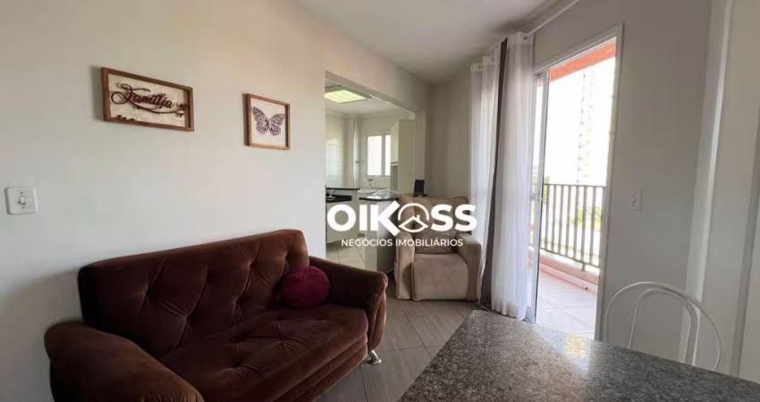Apartamento todo Mobiliado com 1 dormitório para alugar, 76 m² por R$ 1.896/mês - Parque Industrial - São José dos Campos/SP