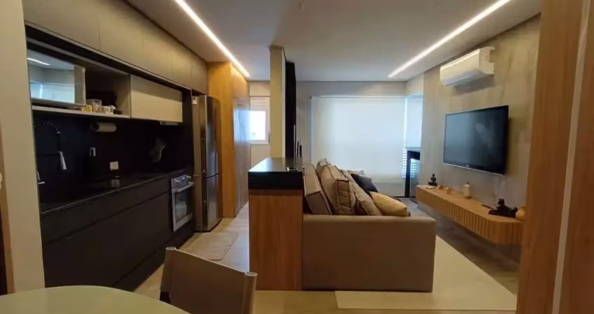 Apartamento com 1 dormitório 100% mobiliadopara alugar, 45 m² por r$ 5.450/mês - jardim aquarius - são josé dos campos/sp