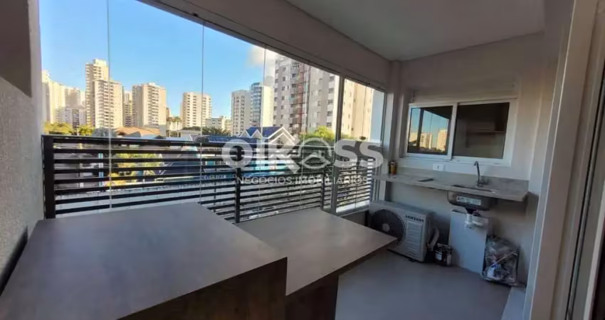 Apartamento 100% mobiliado com 1 dormitório para alugar, 45 m² por r$ 4.195/mês - jardim aquarius - são josé dos campos/sp