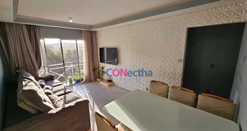 Apartamento com 3 dormitórios à venda, 70 m² por r$ 335.000,00 - residencial fernanda - itatiba/sp