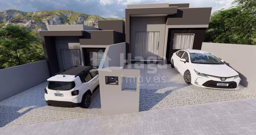Casa geminada à venda no bairro Volta Grande em Brusque/SC