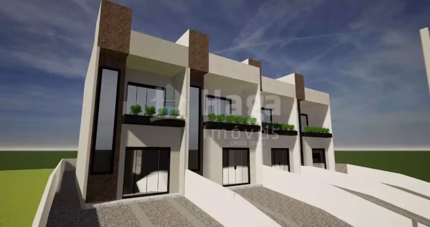 Sobrado à venda no bairro pomerânia em guabiruba/sc
