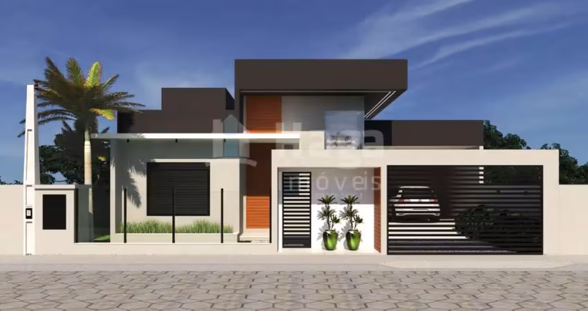 Casa alto padrão  no bairro guabiruba  sul em guabiruba/sc