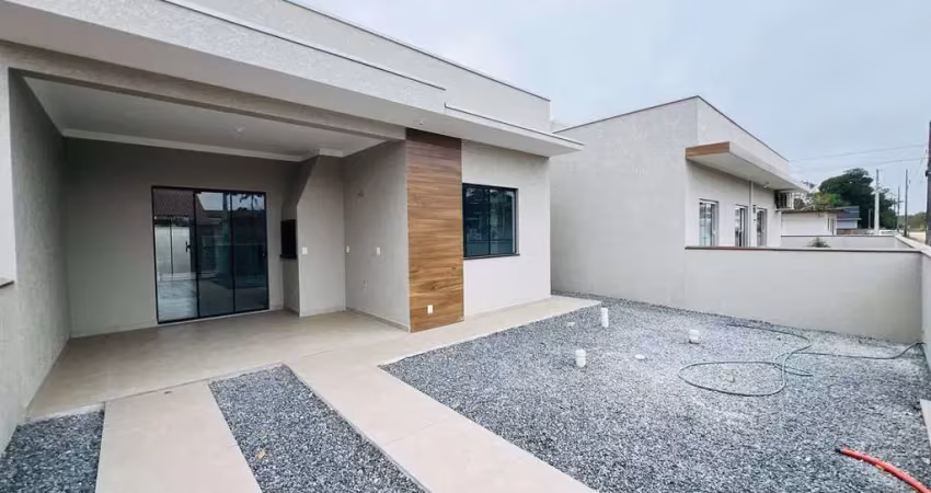 Casa nova com 03 dormitórios (sendo 01 suíte) - bairro continental!