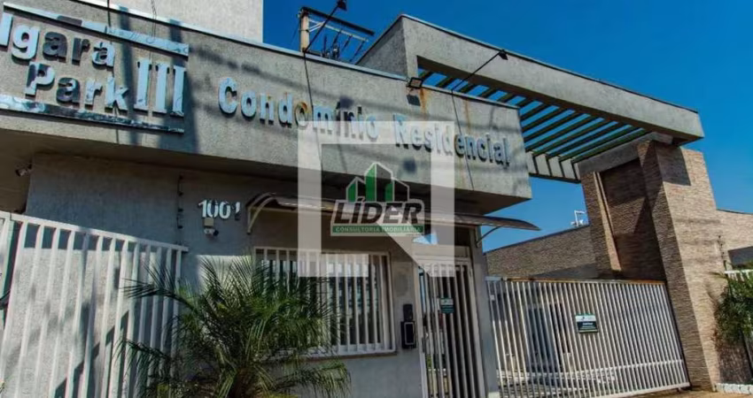 Apartamento térreo com sacada e churrasqueira