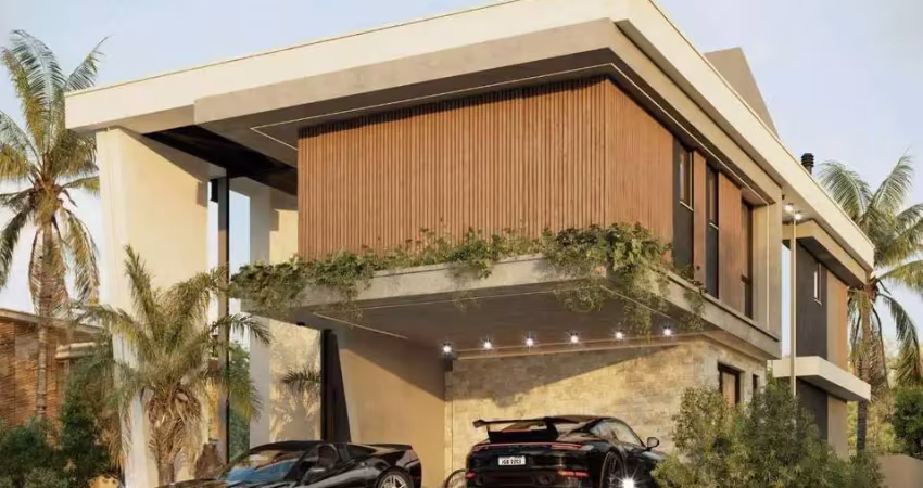 Casa contemporânea no colinas camboriú com piscina e 4 suítes