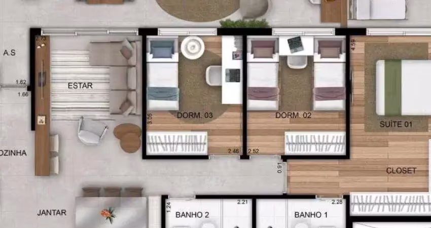 Apartamento com 3 dormitórios à venda, 99 m² por r$ 1.200.000,00 - saúde - são paulo/sp