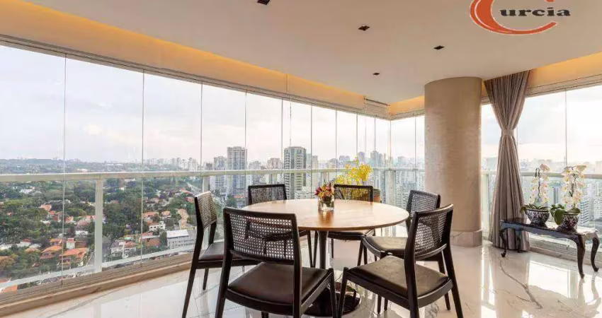 Apartamento com 4 dormitórios à venda, 220 m² por r$ 3.980.000 - campo belo - são paulo/sp