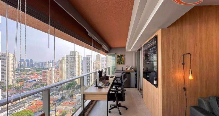 Apartamento com 2 dormitórios à venda, 65 m² por R$ 1.250.000 - Brooklin Paulista - São Paulo/SP