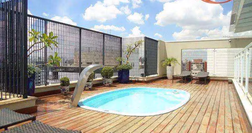 Apartamento com 1 dormitório à venda, 40 m² por r$ 575.000,00 - moema - são paulo/sp