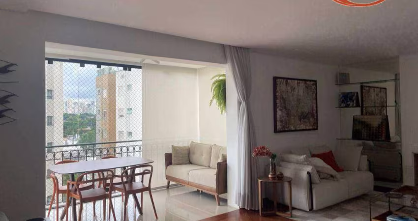 Apartamento com 4 dormitórios à venda, 200 m² por R$ 2.200.000,00 - Brooklin - São Paulo/SP