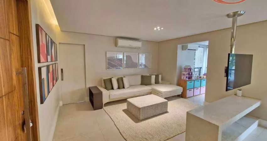 Apartamento com 3 dormitórios à venda, 136 m² por r$ 1.600.000,00 - bosque da saúde - são paulo/sp