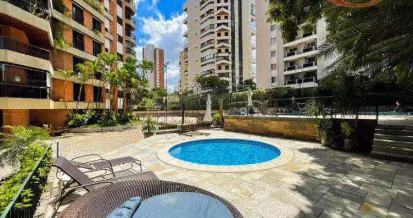 Apartamento com 3 dormitórios à venda, 276 m² por r$ 2.200.000 - campo belo - são paulo/sp
