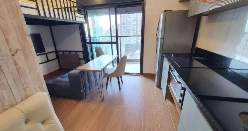 Studio com 1 dormitório à venda, 25 m² por r$ 469.000,00 - jardim das acácias - são paulo/sp
