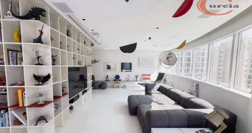 Cobertura com 2 dormitórios à venda, 202 m² por r$ 4.500.000,00 - indianópolis - são paulo/sp