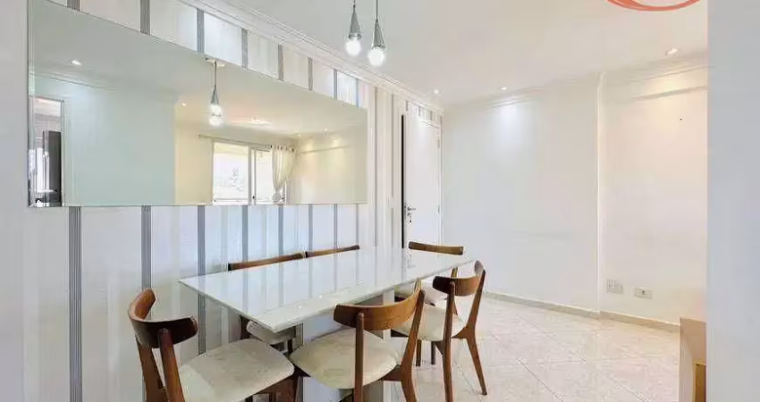 Apartamento com 2 dormitórios para alugar, 52 m² por r$ 3.115,00/mês - vila das mercês - são paulo/sp