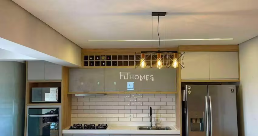 Apartamento com 3 dormitórios à venda, 104 m² por r$ 1.500.000,00 - condomínio the park view - indaiatuba/sp