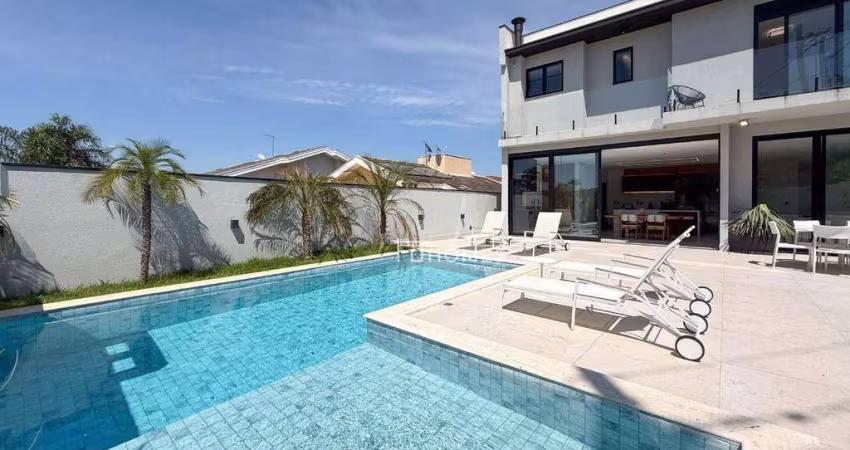 Sobrado com 4 dormitórios à venda, 447 m² por R$ 4.190.000,00 - Condomínio Santa Clara - Indaiatuba/SP
