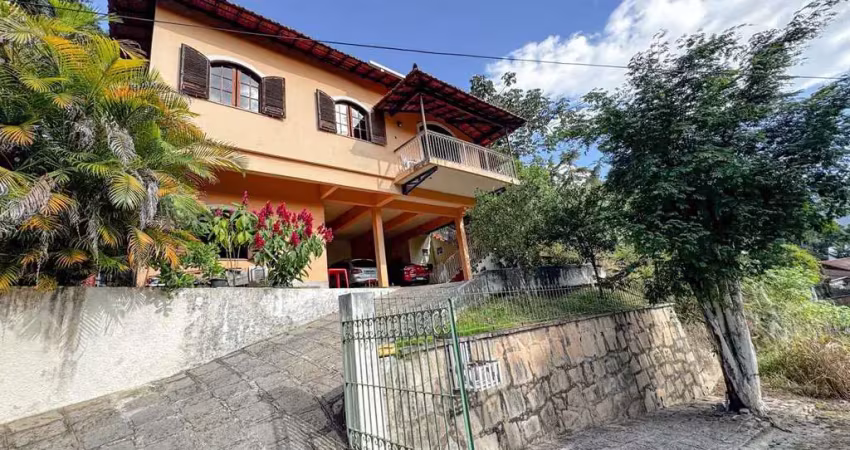 Casa para venda em teresópolis, quinta da barra, 4 dormitórios, 1 suíte, 3 banheiros, 3 vagas