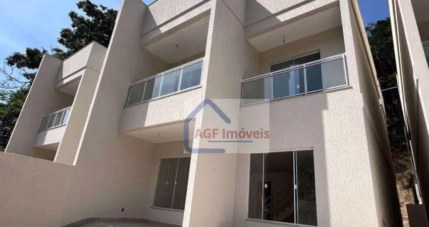 Casa com 3 dormitórios à venda, 135 m² por r$ 650.000,00 - serra grande - niterói/rj