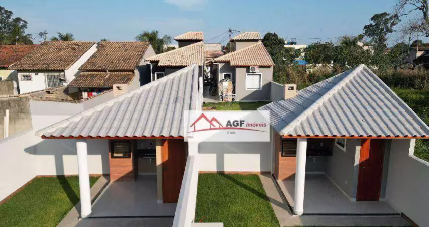 Casa com 2 dormitórios à venda, 82 m² por r$ 494.000,00 - barroco (itaipuaçu) - maricá/rj