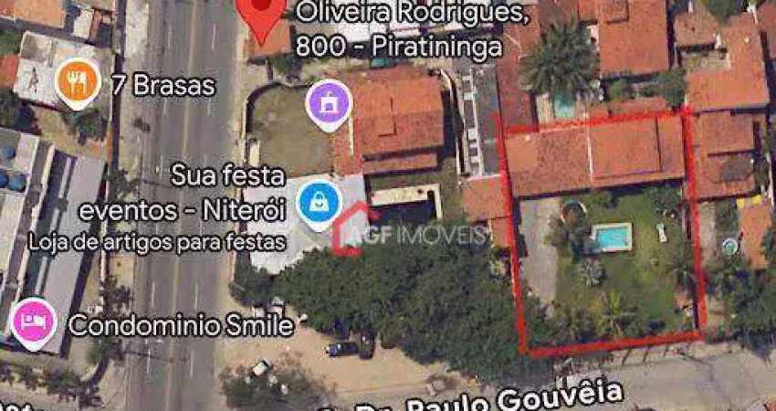 Casa com lote de 720m² por r$ 1.400.000 - piratininga - niterói/rj