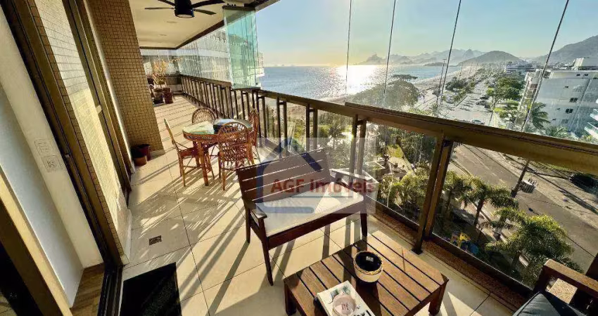 Punta del mar , frente mar - 4 quartos à venda, 190 m² por r$ 2.750.000 - piratininga - niterói/rj