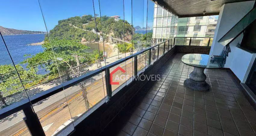Apartamento à venda, 520 m² por r$ 3.500.000 - boa viagem - niterói/rj