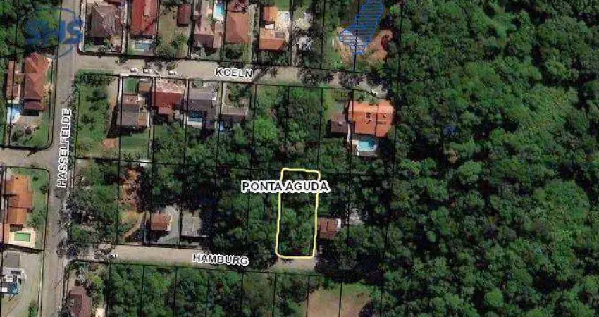 Terreno à venda na Rua Hamburg, 185, Ponta Aguda, Blumenau