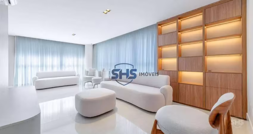 Apartamento com 3 dormitórios à venda, 198 m² por r$ 2.490.000,00 - bom retiro - blumenau/sc