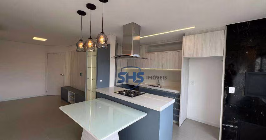 Apartamento com 2 dormitórios para alugar, 62 m² por R$ 4.610,00/mês - Asilo - Blumenau/SC