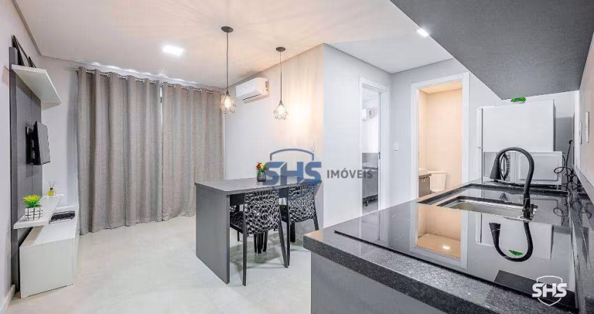 Apartamento com 1 dormitório para alugar, 32 m² por R$ 2.660,00/mês - Boa Vista - Blumenau/SC