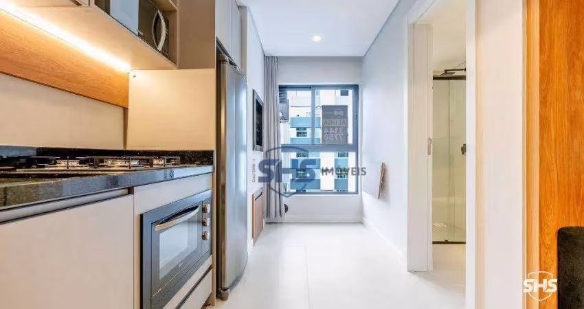 Apartamento com 1 dormitório para alugar, 27 m² por R$ 2500,00 mais taxas - Centro (Blumenau) - Blumenau/SC