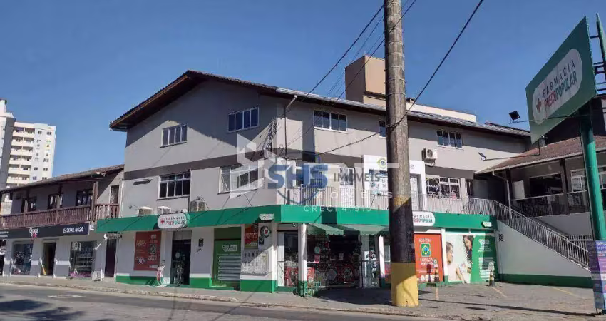 Sala para alugar, 250 m² por r$ 3.900,01/mês - velha - blumenau/sc