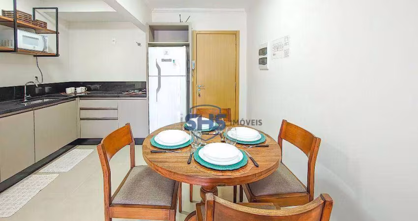 Apartamento com 1 dormitório para alugar, 45 m² por R$ 3.150,00/mês - Centro (Blumenau) - Blumenau/SC
