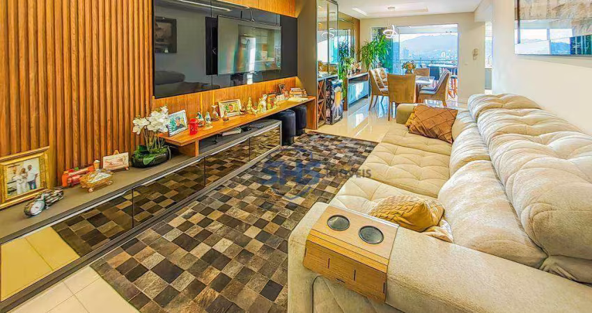 Apartamento com 3 dormitórios para alugar, 112 m² por R$ 6.250,00/mês - Velha - Blumenau/SC